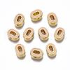 Rack Plating Alloy Enamel Beads ENAM-S122-033O-NR-1