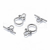 Non-Tarnish 304 Stainless Steel Toggle Clasps STAS-N092-182-2