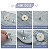 Alloy Button Pins for Jeans PURS-PW0009-01B-01P-2