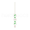 Shell Moon Hanging Ornaments HJEW-P016-01G-D-1