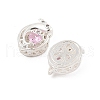 Rack Plating Brass Micro Pave Cubic Zirconia Beads KK-F879-01S-01-2