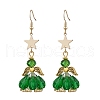 Angel Star Handmade Glass Seed Beads & Glass Dangle Earrings for Women EJEW-MZ00393-09-2