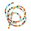 Natural Agate Round Bead Strands G-A130-3mm-K03-4