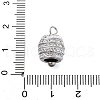 304 Stainless Steel Crystal Rhinestone Pendants STAS-H235-12P-3