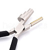 65# Steel Concave and Round Nose Pliers with Non-Slip Comfort Grip Handles TOOL-N008-03-3