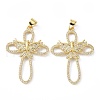 Brass Micro Pave Cubic Zirconia Pendant ZIRC-C021-22G-1