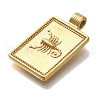 PVD Vacuum Plating 304 Stainless Steel Pendants STAS-S148-31H-G-2