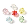 UV Plating Acrylic Beads OACR-G036-06-1