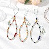 Natural Lapis Lazuli & Carnelian & Peacock Green Agate Mobile Straps HJEW-JM03425-1