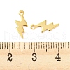 201 Stainless Steel Charms STAS-Z049-03G-3