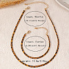 Alloy Leopard Print Snake Chain Necklaces & Bracelets Sets FS-WG421C3-01-3