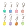 Luminous Turtle Resin Pendant Decorations HJEW-JM03246-2