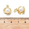 ABS Imitation Pearl Charms KK-D367-03P-3