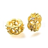 Column Brass Micro Pave Cubic Zirconia Spacer Beads KK-L230-08G-02-1