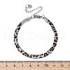 304 Stainless Steel Snake Chain Bracelets for Women BJEW-A034-03P-5