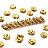 Brass Grade A Rhinestone Spacer Beads RSB036NF-05G-1