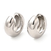 Rack Plating Brass Cuff Earrings for Women EJEW-Q770-23P-1
