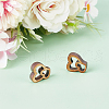 Olycraft 2Pcs Copper Linking Rings KK-OC0001-54-5