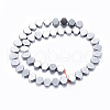 Non-magnetic Synthetic Hematite Beads Strands G-P338-01A-10x9mm-2