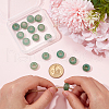 SOFPLATE 20Pcs Natural Green Aventurine European Beads G-SP0001-01B-06-3