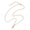 26Pcs Alloy Rhinestone Pendant Necklaces NJEW-JN05244-5