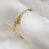Simple Star & Shell Shape Stainless Steel Charm Bracelets NX6412-2-3