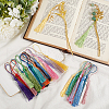 SOFPLATE 120Pcs 24 Colors Polyester Tassel Decorations HJEW-SP0001-06-4