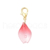 Glass Pomegranate Petals Pendant Decorations HJEW-JM03388-4