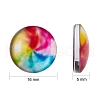 Mosaic Printed Glass Half Round/Dome Cabochons X-GGLA-N004-16mm-G-4