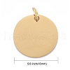 201 Stainless Steel Pendants STAS-S105-T637-2-16-3