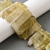 Natural Lemon Quartz Beads Strands G-S386-D20-1