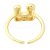 Rack Plating Brass Open Cuff Rings RJEW-S394-01G-U-3