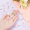 Unicraftale 16Pcs Religion Natural Rose Quartz Pendants G-UN0001-08B-5