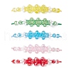 Electroplate Glass Beaded Braided Bead Bracelets BJEW-MZ00183-1