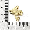 Brass Micro Pave Cubic Zirconia Pendants KK-C090-12G-3