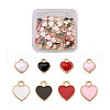 Beadthoven Alloy Enamel Charms ENAM-BT0001-03LG-1