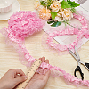 Fingerinspire 7.7~8M Stain Flower Lace Ribbon OCOR-FG0002-35B-3