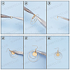 SUNNYCLUE PVD Vacuum Plating 304 Stainless Steel Charms STAS-SC0001-59C-4