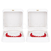 Square PU Leather Bracelet Box LBOX-WH0002-074A-1