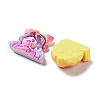 Cartoon Opaque Resin Decoden Cabochons CRES-A057-02-2