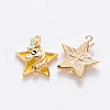 Brass Enamel Pendants KK-T049-024G-03-NF-2