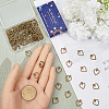 SUNNYCLUE 100Pcs Tibetan Style Alloy Charms FIND-SC0012-39AB-3