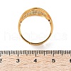 304 Stainless Steel Star of David Adjustable Ring RJEW-P037-05G-4