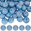 SUNNYCLUE 40Pcs Resin Rhinestone Beads RESI-SC0005-81C-1