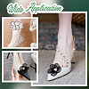 ARRICRAFT 4Pcs 2 Colors Flower Cloth Shoe Decorations FIND-AR0004-47-7