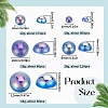 SUNNYCLUE 70G  5 Styles ABS Plastic Imitation Pearl Cabochons OACR-SC0001-45E-2