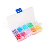 250Pcs 10 Colors Eco-Friendly Transparent Acrylic Beads TACR-CJ0001-21-7