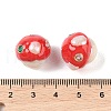 Natural Cultured Freshwater Pearl with Cubic Zirconia Enamel Beads PEAR-G014-02A-3