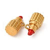 304 Stainless Steel Enamel Charms Lipstick Charm STAS-Q363-11B-G-2