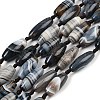 Natural Agate Beads Strands G-NH0052-A01-2